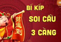 Soi cầu 3 càng miền Bắc miễn phí